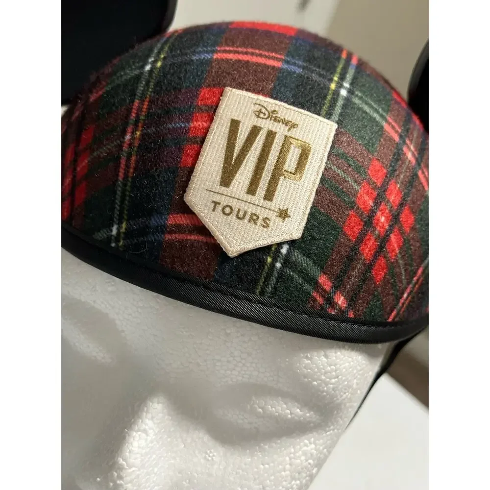 Disney Parks VIP Tour Plaid Mickey Ears